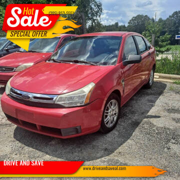 2008 Ford Focus for sale at DRIVE AND SAVE in Pinson AL