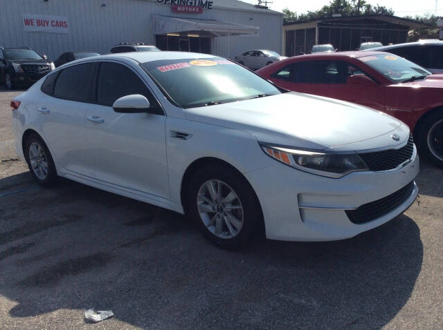 2018 Kia Optima for sale at SPRINGTIME MOTORS in Huntsville, TX