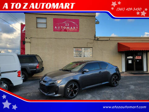 2016 Scion tC for sale at A TO Z  AUTOMART in West Palm Beach FL