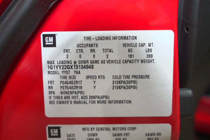 2001 Chevrolet Corvette