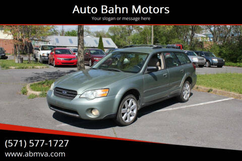 2006 Subaru Outback for sale at Auto Bahn Motors in Winchester VA