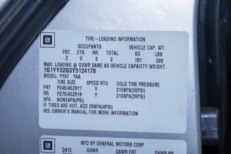 2000 Chevrolet Corvette