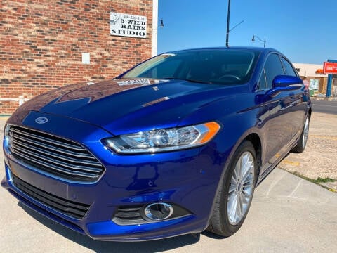 2015 Ford Fusion for sale at Tiger Auto Sales in Guymon OK