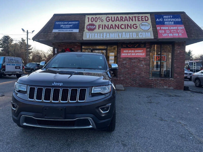 2016 Jeep Grand Cherokee for sale at Vitale Family Auto in Tewksbury MA