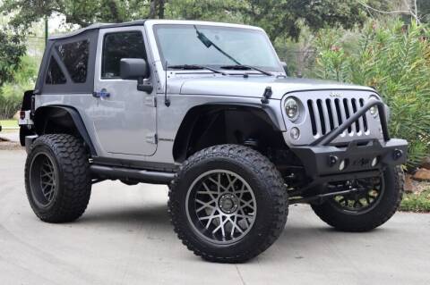 2014 Jeep Wrangler for sale at SELECT JEEPS INC in League City TX