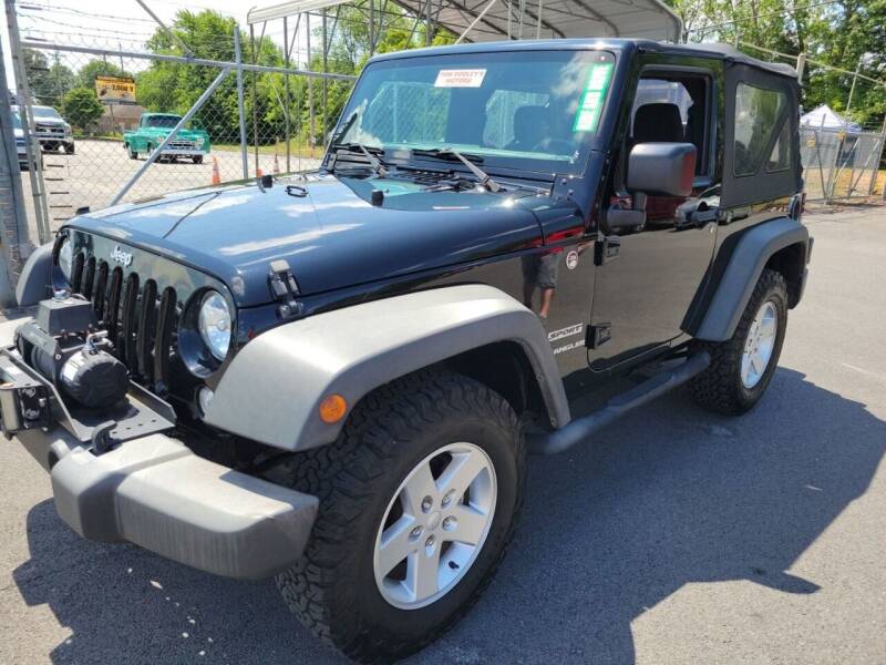 2015 Jeep Wrangler for sale at J & S Motors LLC in Morgantown KY