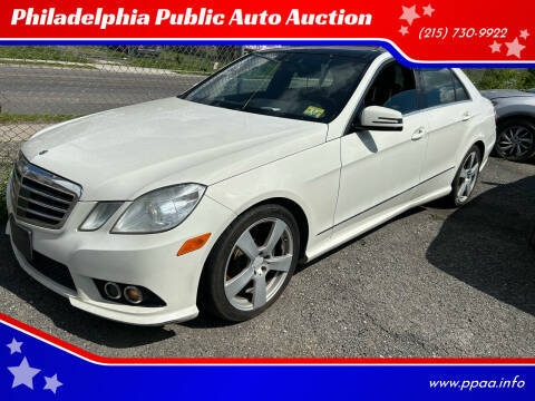 2010 Mercedes-Benz E-Class for sale at Philadelphia Public Auto Auction in Philadelphia PA