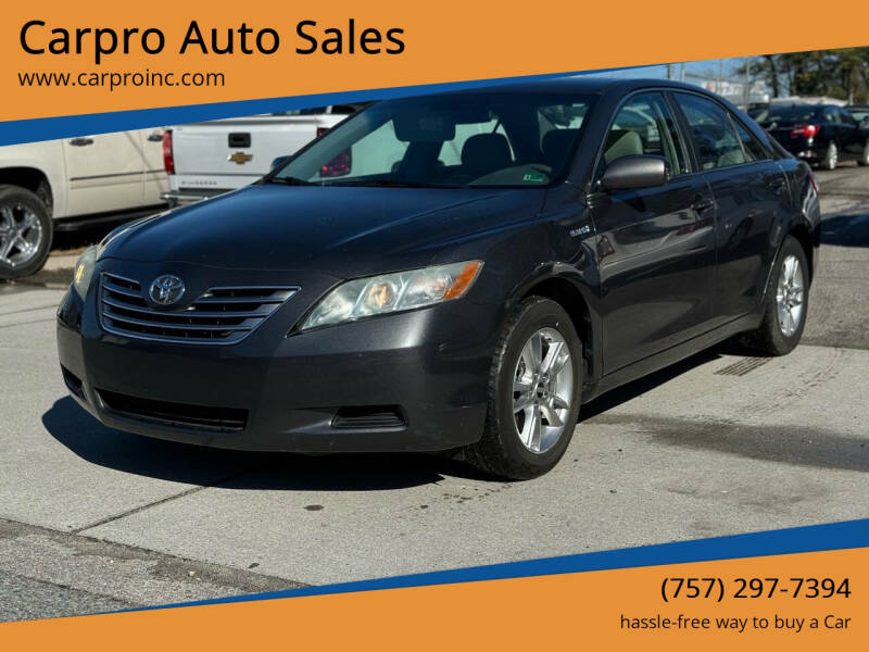 2009 Toyota Camry Hybrid for sale at Carpro Auto Sales in Chesapeake VA