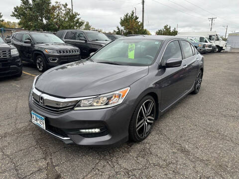 2016 Honda Accord for sale at Rivera Auto Sales LLC in Saint Paul MN