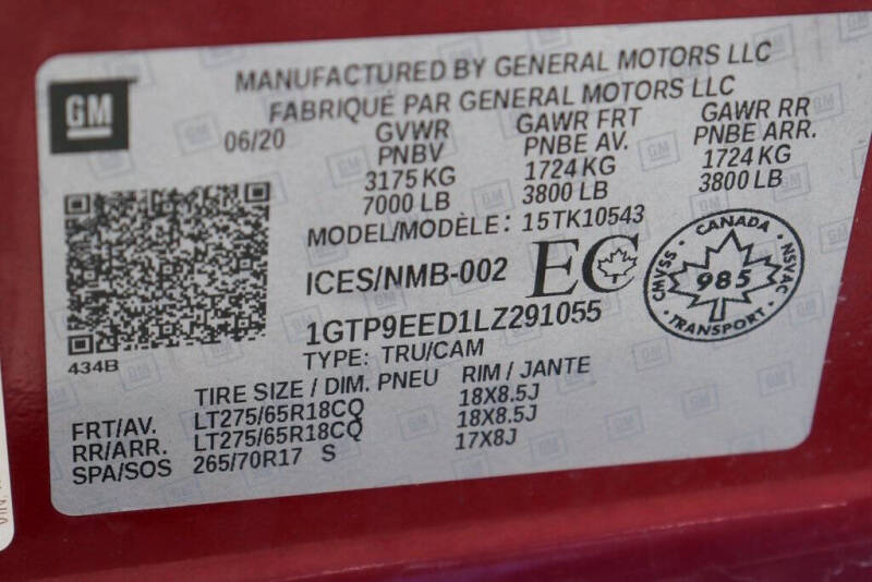 2020 GMC Sierra 1500