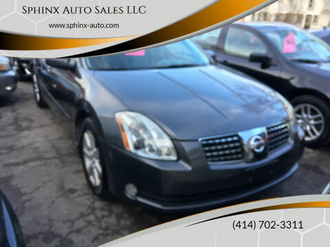2006 Nissan Maxima for sale at Sphinx Auto Sales LLC in Milwaukee WI