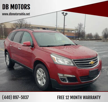 2013 Chevrolet Traverse for sale at DB MOTORS in Eastlake OH