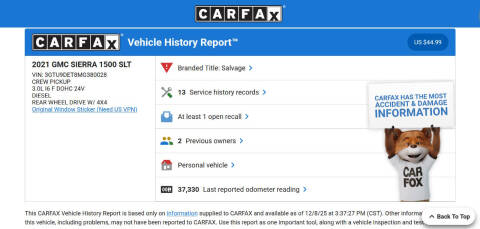 2021 GMC Sierra 1500 SLT