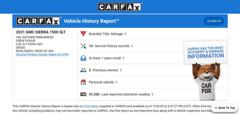 2021 GMC Sierra 1500 SLT