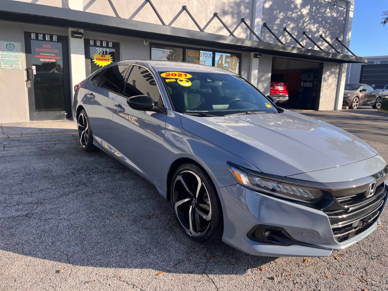 2021 Honda Accord for sale at M & J UNITED AUTO SALES in LAUDERDALE LAKES, FL