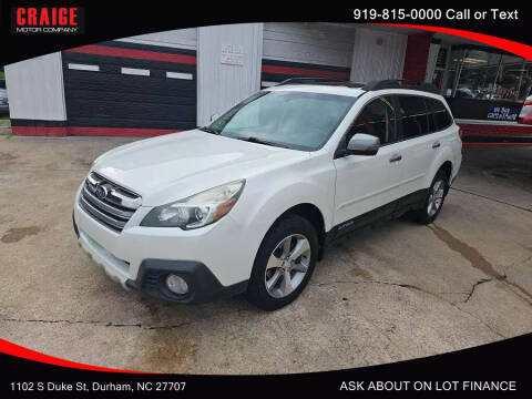 2014 Subaru Outback for sale at CRAIGE MOTOR CO in Durham NC
