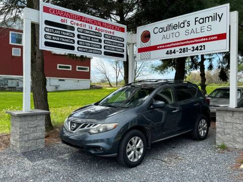 2013 Nissan Murano for sale at Caulfields Family Auto Sales in Bath PA