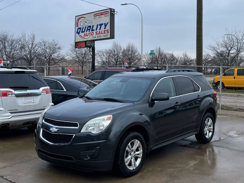 2013 Chevrolet Equinox for sale at QUALITY AUTO SALES in Wayne MI