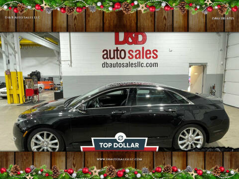 2015 Lincoln MKZ for sale at D & B Auto Sales LLC in Harrison Township MI