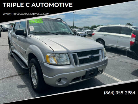 2004 Ford Explorer Sport Trac for sale at TRIPLE C AUTOMOTIVE in Anderson SC