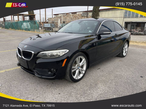 2015 BMW 2 Series for sale at Escar Auto - 9809 Montana Ave Lot in El Paso TX