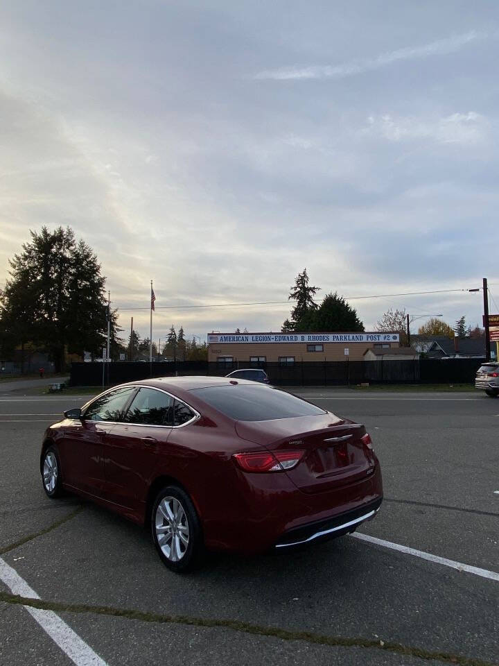 2015 Chrysler 200 for sale at Quality Auto Sales in Tacoma, WA