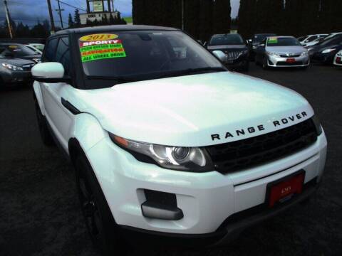 2013 Land Rover Range Rover Evoque for sale at GMA Of Everett in Everett WA