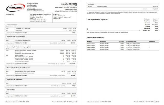 2020 Land Rover Defender 110 S
