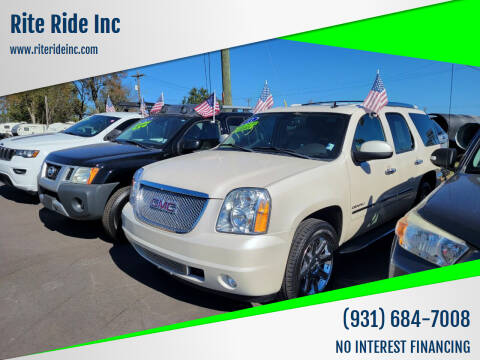2013 GMC Yukon for sale at Rite Ride Inc 2 in Shelbyville TN