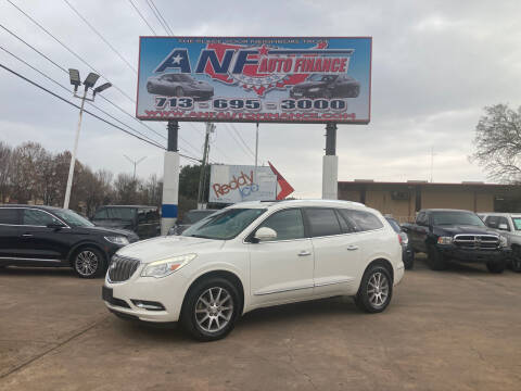 2015 Buick Enclave for sale at ANF AUTO FINANCE in Houston TX