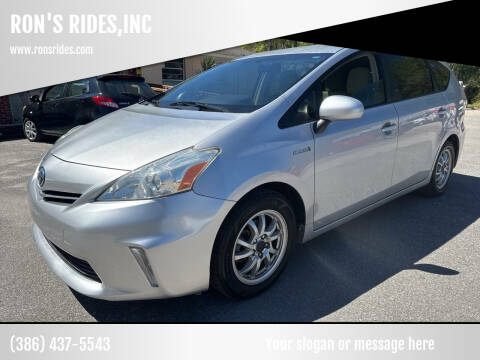 2014 Toyota Prius v for sale at RON'S RIDES,INC in Bunnell FL