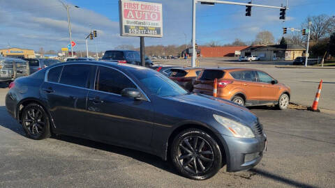2007 Infiniti G35 for sale at FIRST CHOICE AUTO in Middletown OH