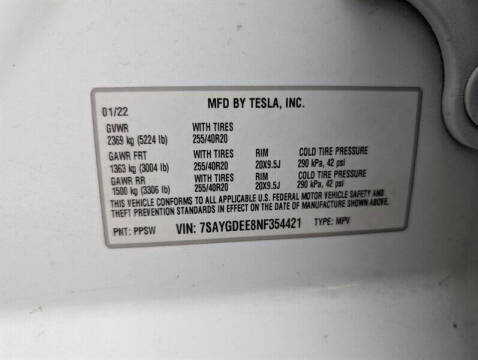 2022 Tesla Model Y Long Range