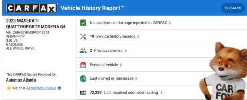 2023 Maserati Quattroporte Modena Q4