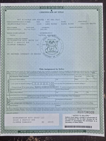 2020 Land Rover Range Rover Sport HSE