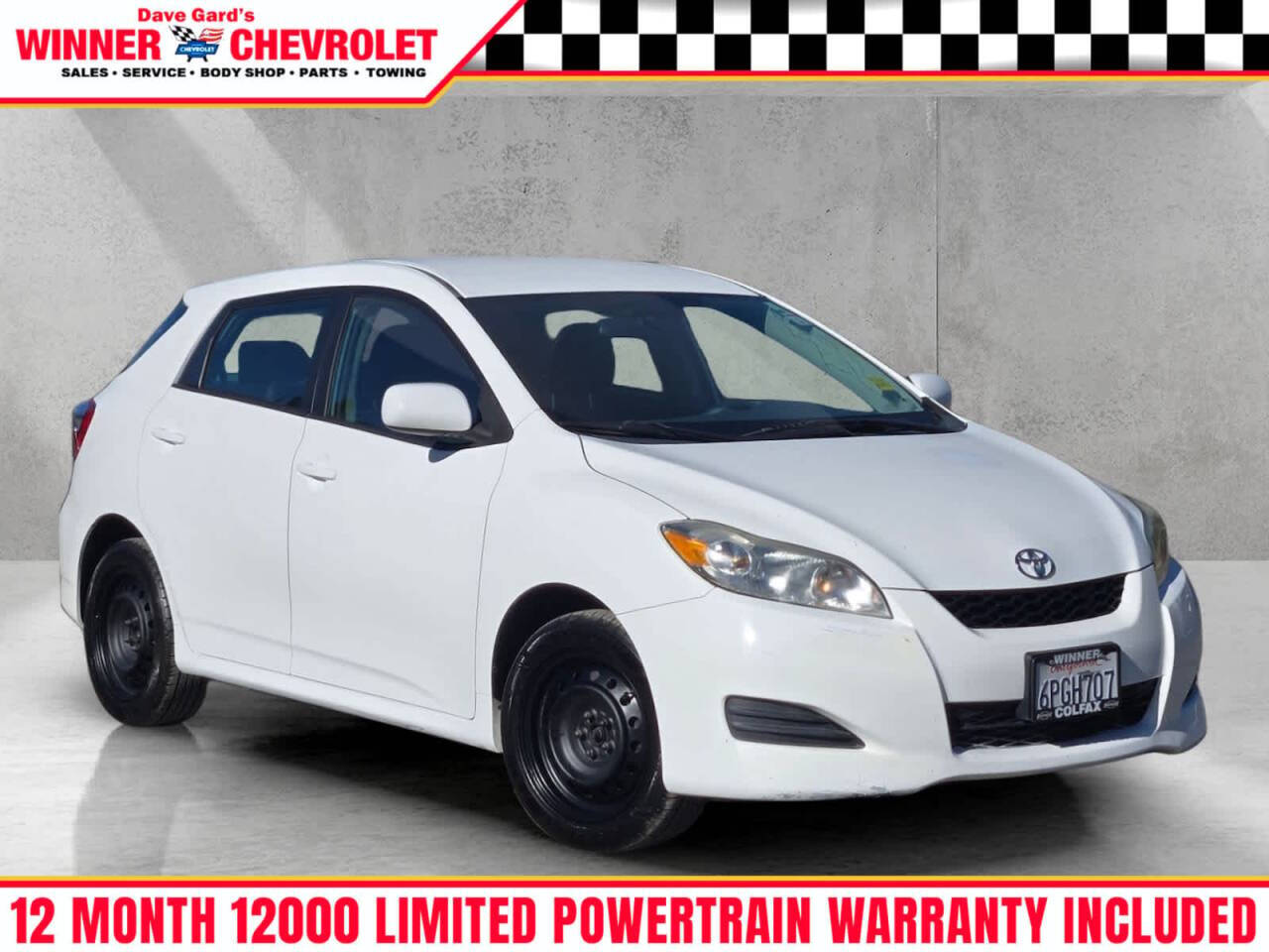 White 2011 Toyota Matrix Base Base 4dr Wagon 4A 1