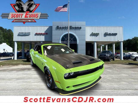 2023 Dodge Challenger for sale at SCOTT EVANS CHRYSLER DODGE in Carrollton GA