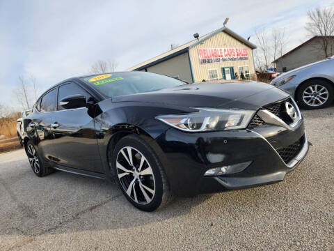 2018 Nissan Maxima for sale at Reliable Cars Sales Inc. in Michigan City IN