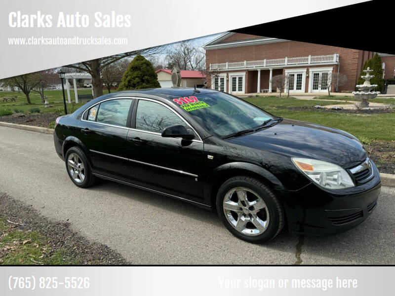 2007 Saturn Aura for sale at Clarks Auto Sales in Connersville IN