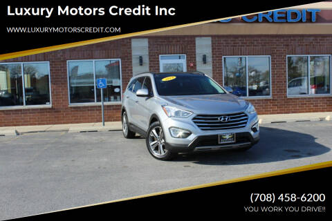 2014 Hyundai Santa Fe for sale at Luxury Motors Credit Inc in Bridgeview IL