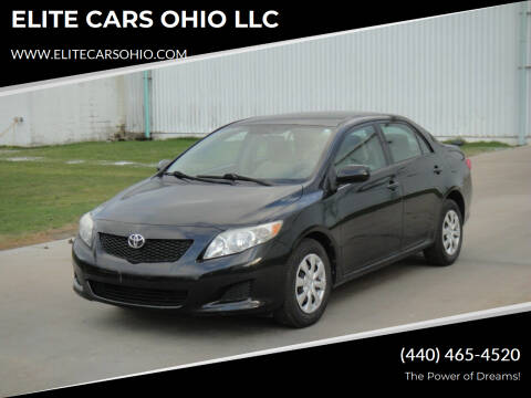 2009 Toyota Corolla for sale at ELITE CARS OHIO LLC in Solon OH