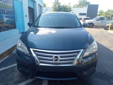 2014 Nissan Sentra for sale at Blue Lagoon Auto Sales in Plantation FL