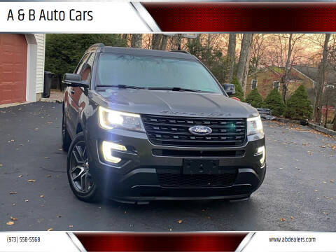 2016 Ford Explorer for sale at A & B Auto Cars in Newark NJ