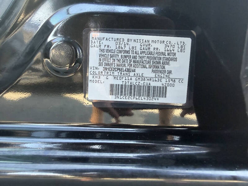 2014 Nissan Versa Note S Plus