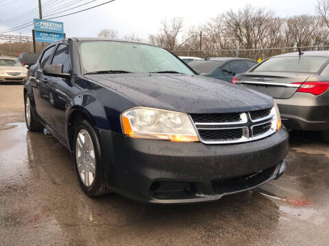 2013 Dodge Avenger for sale at Prestige Auto Sales Inc. in Nashville TN