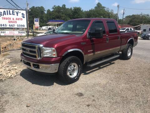 2004 Ford F-250 Super Duty for sale at Baileys Truck and Auto Sales in Florence SC