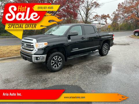 2016 Toyota Tundra for sale at Aria Auto Inc. in Raleigh NC