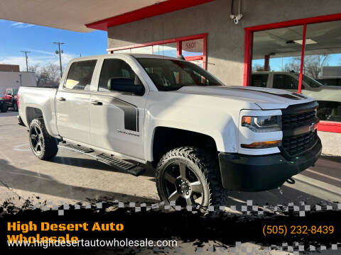 2018 Chevrolet Silverado 1500 for sale at High Desert Auto Wholesale in Albuquerque NM