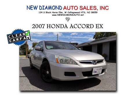 2007 Honda Accord for sale at New Diamond Auto Sales, INC in West Collingswood Heights NJ