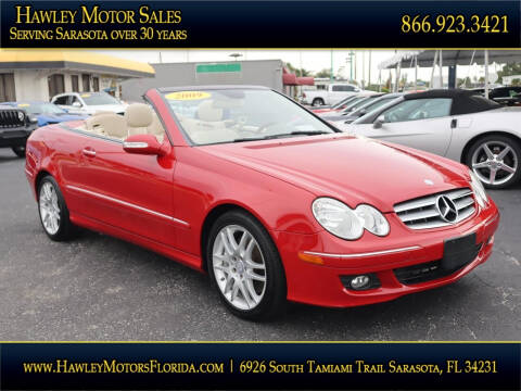 2009 Mercedes-Benz CLK for sale at Hawley Motor Sales in Sarasota FL